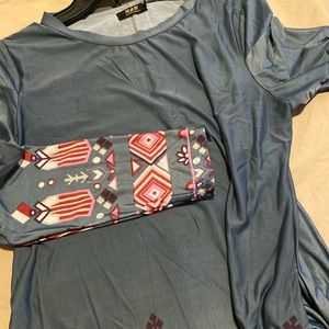 Super fun tunic by R&B Collection